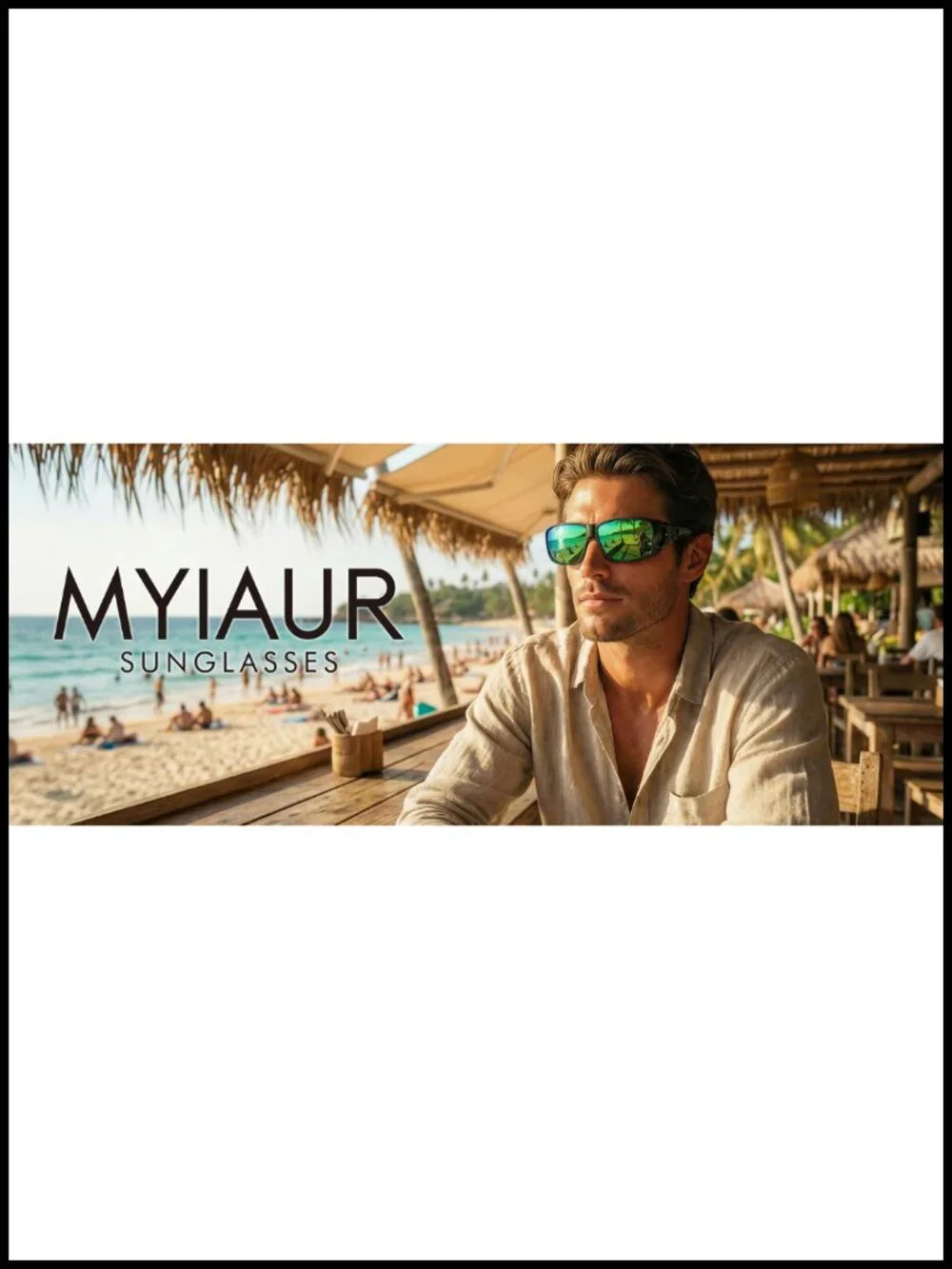 Polarized TAC Lens Fit Over Sunglasses UV400 Protection Wrap Around Unisex